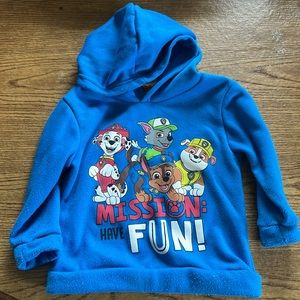 Paw patrol hooded sweatshirt